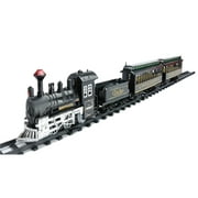 Northlight 14-Piece Battery Operated Lighted and Animated Classic Train Set with Sound 10.5"
