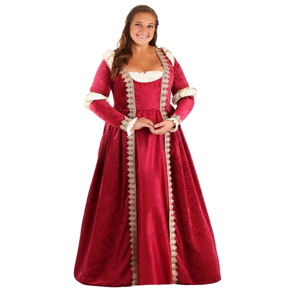 Plus Size Women's Crimson Maiden Costume