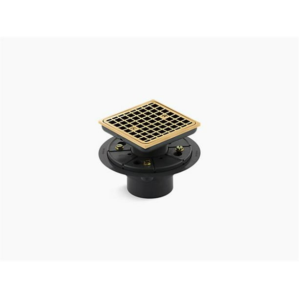 Kohler K91362MB Clearflo Square Design TileIn Shower Drain Vibrant