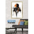 thumbnail image 2 of Star Wars: Saga - Vader Black And Orange Wall Poster, 22.375" x 34", Framed, 2 of 3