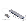 thumbnail image 3 of Hub USB Seitruly 4 puertos Adaptador de computadora de alta velocidad Type7 NO7, 3 of 6