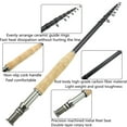 thumbnail image 4 of NEW 2.1M  telescopic Fly Fishing Rod Portable Carbon UltraLight Fast Action Fly Fishing Rod Cork handle Tackle, 4 of 8