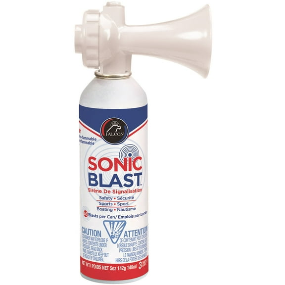 Falcon Sirene De Signalisation White Metal Sonic Blast, 5 oz
