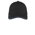 thumbnail image 2 of Sport-Tek Pique Colorblock Cap-One Size (Black/ Graphite), 2 of 3