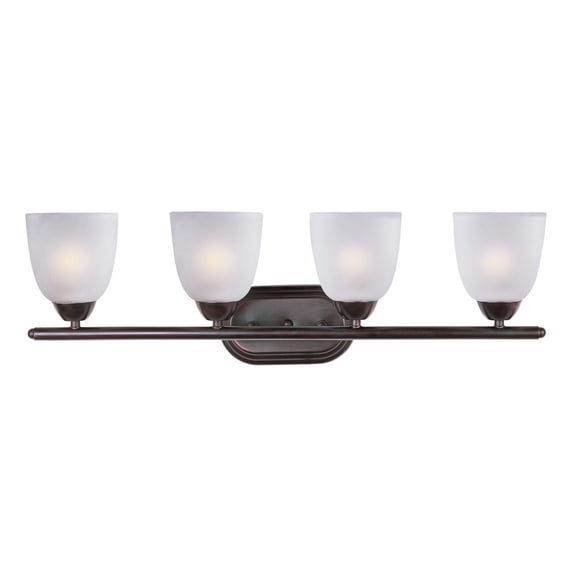 11314FTOI Maxim Lighting Axis-4 Light Transitional Bath Vanity in Transitional style-28.5 Inches wide by 8.5 inches high-Oil Rubbed Bronze Finish