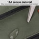thumbnail image 4 of Speravity Bolsa de almacenamiento de lona enrollable con múltiples bolsillos portátil, llave inglesa, destornillador, alicates, tijeras, bolsa de Ventana automotriz Negro Speravity  VI016994-04B, 4 of 6