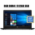 thumbnail image 1 of Flagship Dell Inspiron 15 3000 3583 Laptop Computer I 15.6" HD Anti-Glare Display I Intel Pentium Gold 5405U I 8GB DDR4 512GB SSD I Intel UHD Graphics 610 WIFI HDMI Webcam Win 10, 1 of 7