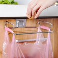 thumbnail image 5 of nipocaio 1pc Kitchen Cabinet Door Back Hanging Holder Rack Organizer For Home Trash Bag Towel, 5 of 5