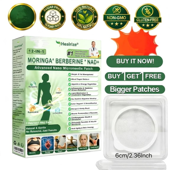 2026 New 12-in-1 Nano Micro Herbal Patch with Microneedle Tips, Invisible Ultra-Thin Design, Natural Skin Care for Women & Men, Gentle for All Skin Types(B-uy 1 F-ree 1)