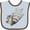 Blue and Chocolate, variant on Inktastic My First Groundhog Day Cute Baby Boys or Girls Baby Bib