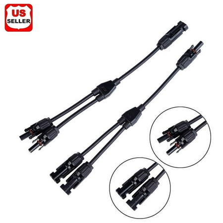 Nut 73b Wire Connector - MC4 Y Branch Solar Panel 30A Cable Connector FFM MMF PV Wire T Splitter