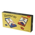 thumbnail image 3 of Foster & Rye Indoor Mini Cornhole Set Tabletop Bean Bag Toss Game - Portable Cornhole Set for Home, Office or Travel - 20 Inch by 10.5 inch, Bags Included, 3 of 8