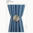 thumbnail image 4 of yingyy 1/2/3/5 2 Pieces Curtain Tieback Round Polyester Replacement Simple Style Household Kitchen Sunshade Drape Fixing Fastener Red 1 Pc, 4 of 6