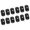 black C, variant on 12 Pcs Self Adhesive Caster Wheels – 360° Swivel Mini Rolling Wheels for Small Appliances, Furniture, Storage