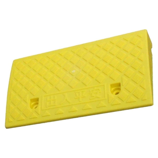 fastboy Portable Curb Ramp Wheelchair Threshold Ramp Kerb Ramp Non-slip 7cm Yellow