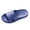 Navy, variant on Cloud Slides For Women Shower Slippers Bathroom Sandals Extremely Comfy Cushioned Thick Sole Slippers Beach Shoes Black Size 6