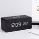 thumbnail image 3 of Mini sonido Control reloj moderno Digital LED escritorio despertador de noche reloj calendario decoración para hogar Negro BLESIY despertador, 3 of 7