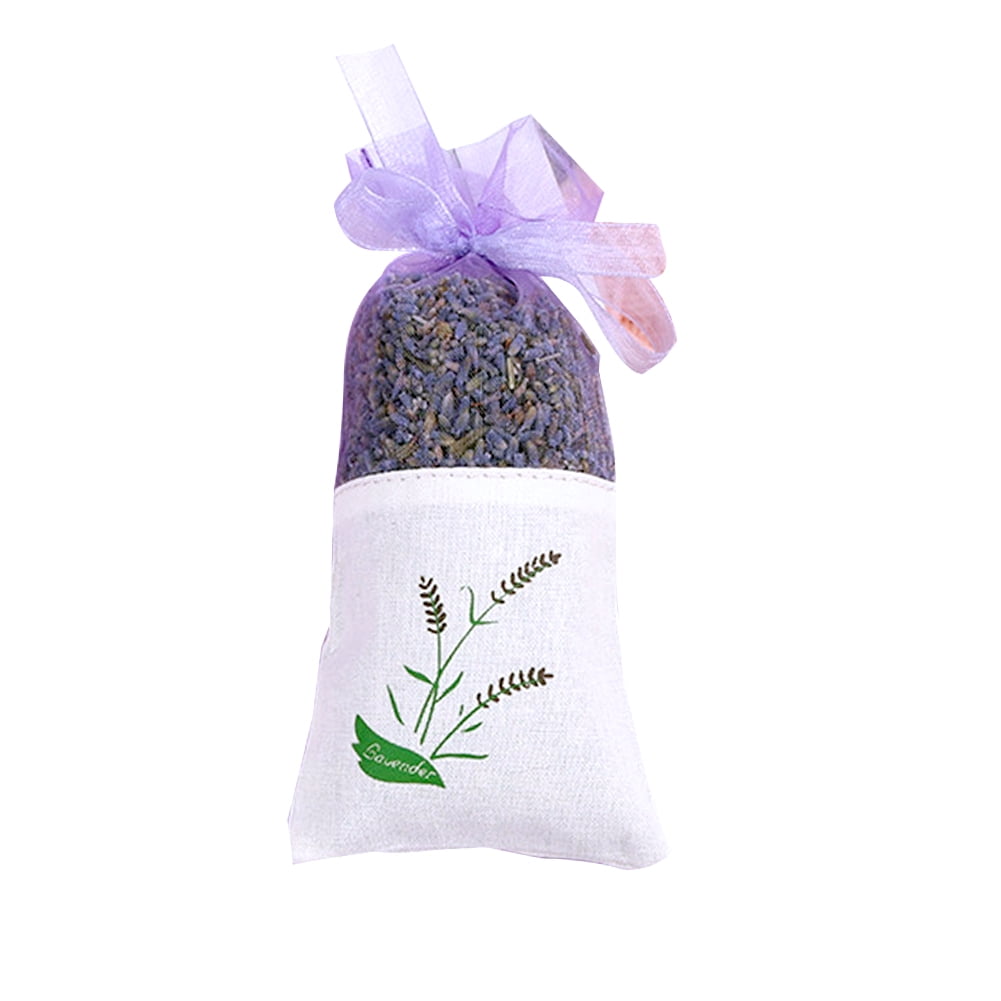 5 pcs Real Dry Lavender Dried Flowers Sachets Bud Bloom Bag Scent Fragrance 