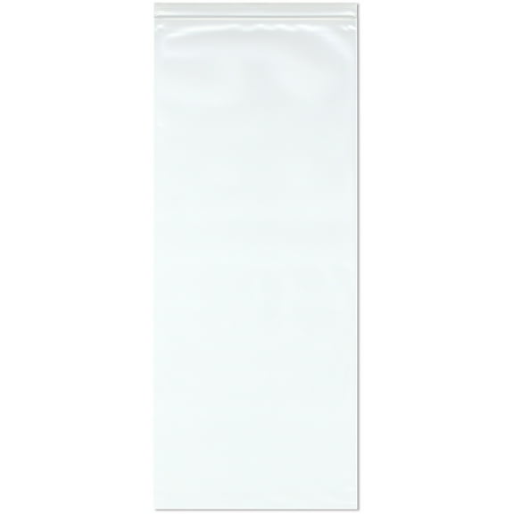 Plymor 10" x 24" (Pack of 100), 4 Mil Heavy Duty Zipper Reclosable Plastic Bags