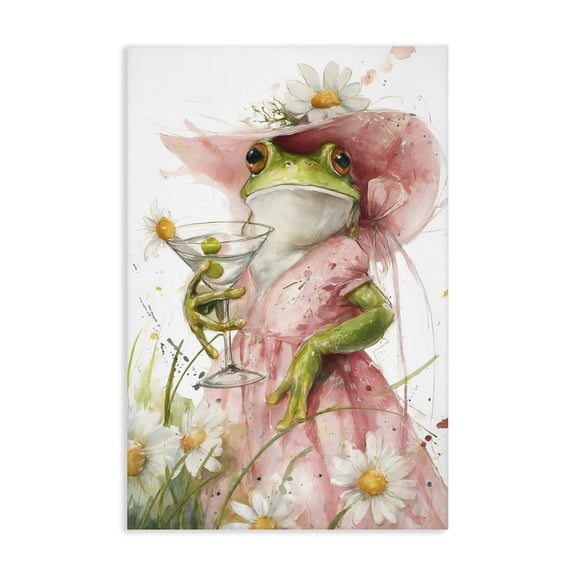 Stupell Industries Martini Hoppy Hour Canvas Wall Art, design by Tina LeCour