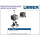thumbnail image 2 of URREA KG Juego de Manerales Grandes King con Chapet&oacute;n, Acabado Cromo, 2 of 6