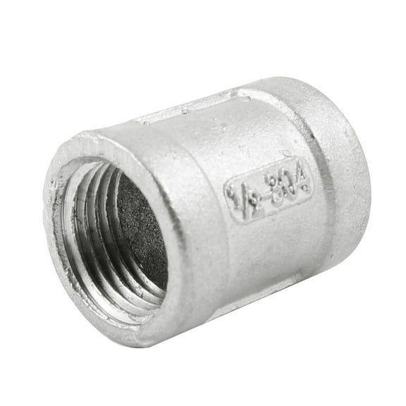 Unique Bargains 1/2" NPT F/F Female Thread Cylinder Rod Coupling Straight Adapter Fitting