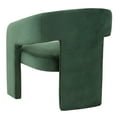 thumbnail image 2 of SAFAVIEH Couture Roseanna Modern Velvet Solid Accent Chair, Forest Green, 2 of 5