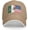 Brown, variant on Mexican American Flag Hat for Men Women Mexico USA Friendship Flag Baseball Cap Black Snapback Hat
