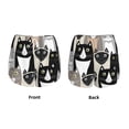 thumbnail image 6 of Uemuo Colors Cats Pattern Women's Athletic Shorts High Waisted Running Shorts with Liner Pockets Gym Elastic Workout Shorts-Medium, 6 of 9