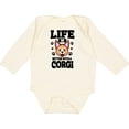 thumbnail image 3 of Inktastic Life is Better with a Corgi Boys or Girls Long Sleeve Baby Bodysuit, 3 of 5