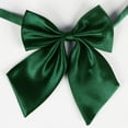 thumbnail image 1 of Elegant Solid Color Polyester Silk Bow Tie for Students Attachees and Flight Attendants Functional Accessory for Everyday Wear, 1 of 3