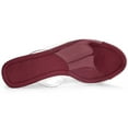 thumbnail image 4 of BLISSFUL STEP Women's Clear Platform Blocked Heel Slides Sandals, 4 of 6