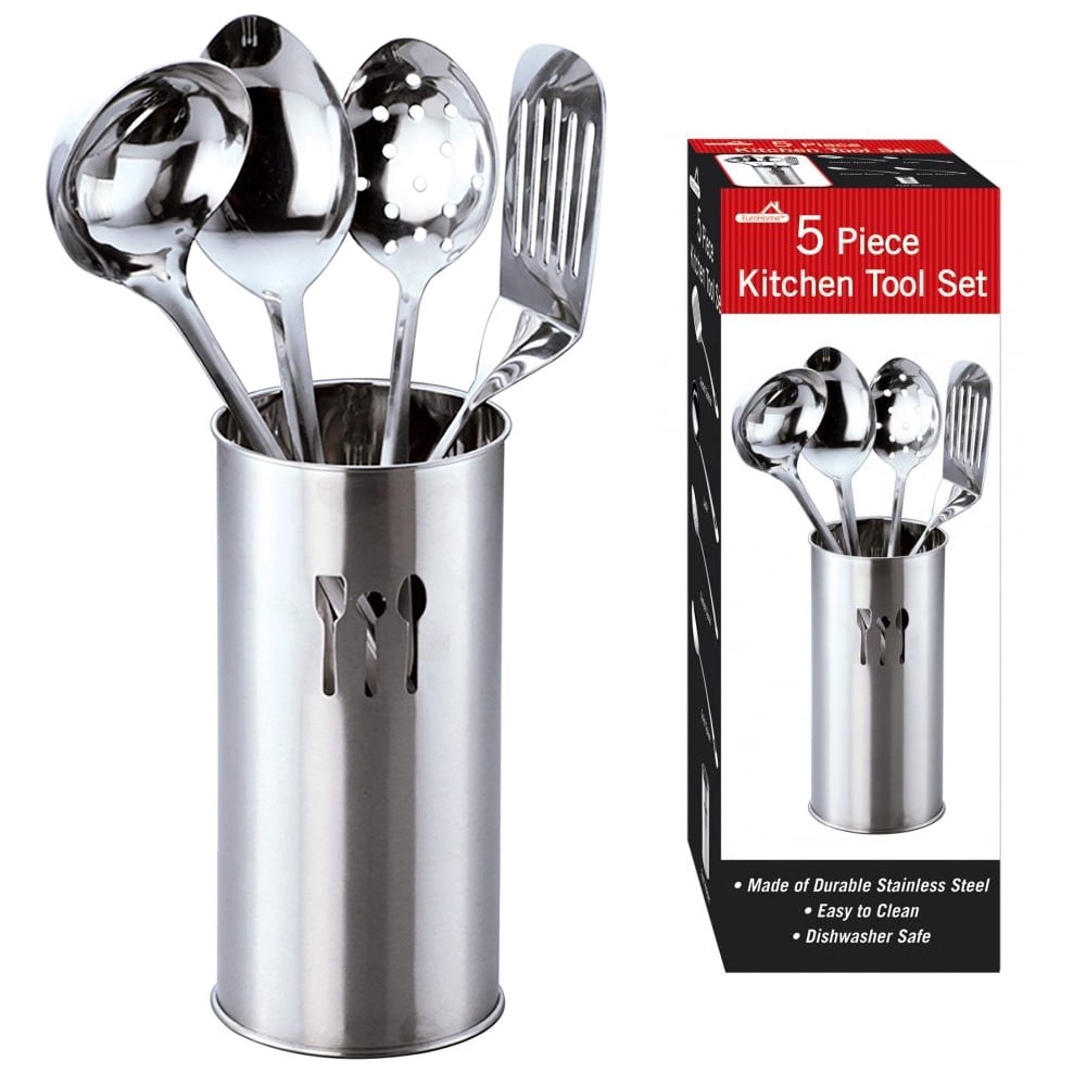 KF_ Stainless Steel Kitchen Cooking Utensil Serving Tools Scoop Spatula Spoon 