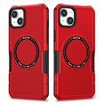 thumbnail image 1 of SaniMore for iPhone 14 Plus 6.7" 2022 Case, Rugged PC Back Shockproof TPU Bumper Wireless Charging Strong Magnetic Shell Slim Lightweight Heavy Duty Protective Cover for iPhone 14 Plus 2022, Red, 1 of 10