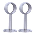 thumbnail image 1 of 2pcs Universal Ceiling Mount Bracket Stainless Steel Brushed Bracket for Drapery Rod(2), 1 of 5