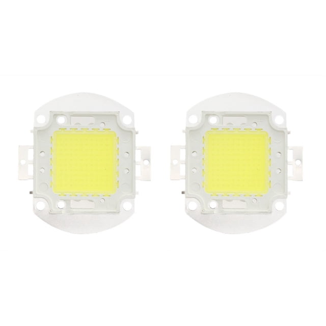 2X DC 32 - 34V 100W 7500 6500K High Power the LED Power Indicator Light Chip - White,2 x indicator light chip