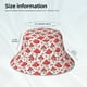 thumbnail image 3 of Balery Amanita Red Mushroom Sombreros para el sol para hombre y mujer, sombrero de pescador con UPF 50+, 3 of 6