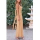 thumbnail image 3 of Vestido PRETTYGARDEN 2025 Verano Maxi Sin Mangas con Volantes M, 3 of 8