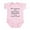 Petal Pink, variant on CafePress - My Mommy Is Bestest Infant Bodysuit - Baby Light Bodysuit, Size Newborn - 24 Months