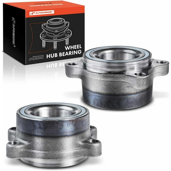 A-Premium 2 x Rear Wheel Bearing and Hub Assembly Compatible with Infiniti FX35 2003-2009, FX45 2003-2008