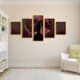 thumbnail image 4 of Cuadros Decorativos 5 paneles Uchiha Itachi pintura al óleo por números Kit DIY pintura acrílica decoración Sywqhk Nuevos Originales, 4 of 9