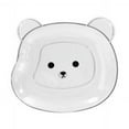 thumbnail image 1 of Cute Cartoon Shape Bear Spit Bone Dish Dessert Plate Creative Plastic Desktop Trash Tray Snack FoodFruit Plate Kitchen Tableware Style B, 1 of 6