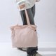 thumbnail image 4 of Bolso de mano de lona de gran capacidad para mujer, de nailon, resistente al agua, para compras, yoga, 4 of 5