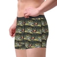 thumbnail image 2 of Xecao Largemouth Bass Fish Men's Underwear Boxer Briefs Pack - Your ComfortSoft, Moisture-Wicking, and Breathable Choice for Men's Underwear-Medium, 2 of 5