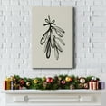 thumbnail image 5 of Mistletoe Sketch with Bows I- Gallery Wrapped Canvas, 5 of 9