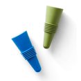 thumbnail image 1 of Tapones para botellas con forma de conejo para vino y bebida (azul, juego de 2), 1 of 5