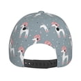 thumbnail image 6 of Daiia Cartoon Poodle Dog print Baseball Cap Men Women Golf Dad Hat Adjustable Original Classic Low Profile Hat Unconstructed Plain Cap, 6 of 9