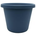 thumbnail image 1 of The HC Companies 14 Inch Round Classic Planter, Plastic Plant Pot, Slate Blue, 1 of 8