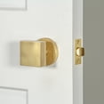 thumbnail image 4 of Viaggio Clomltqad_Prv_238 Motivo Solid Brass Privacy Door Knob Set - Brass, 4 of 7