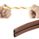 thumbnail image 3 of 1 rollo de burlete para puerta, tira de sellado, burlete de espuma autoadhesivo, sello para puerta tipo D, 3 of 5
